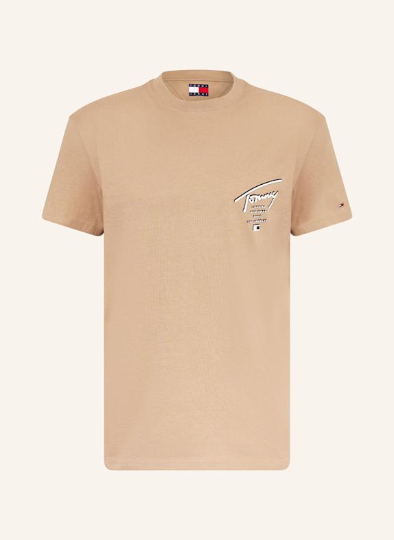 TOMMY JEANS T-Shirt TAUPE
