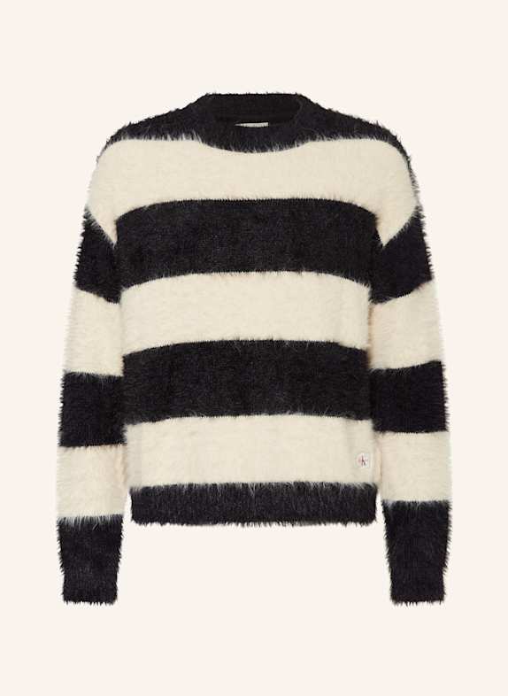Calvin Klein Pullover SCHWARZ/ WEISS