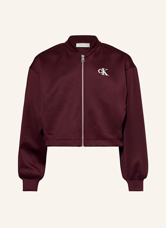 Calvin Klein Jerseyblouson DUNKELROT