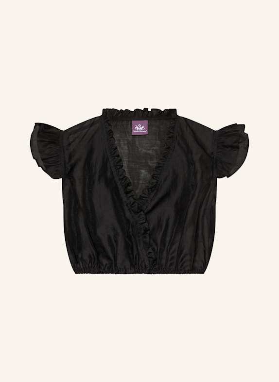 Spieth & Wensky Dirndlbluse FRAN SCHWARZ