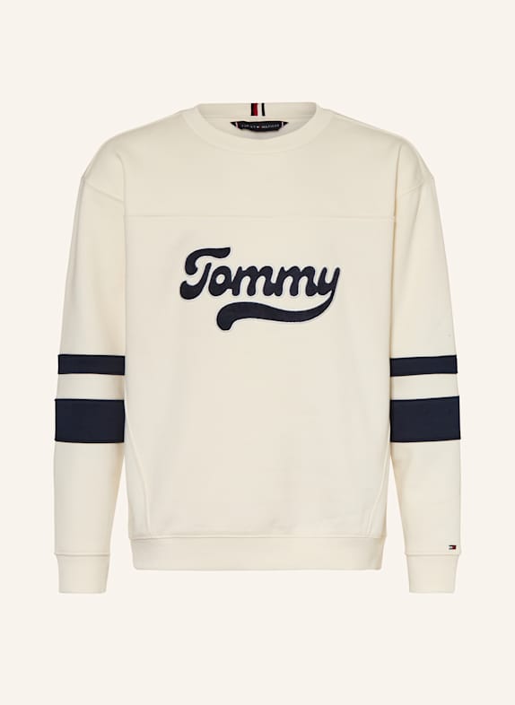 TOMMY HILFIGER Bluza nierozpinana ECRU/ NIEBIESKI