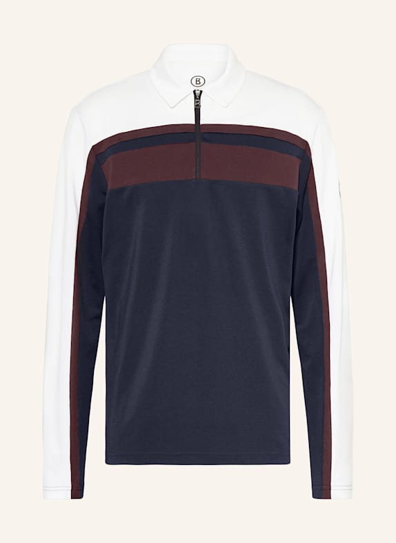 BOGNER Funktions-Poloshirt GERNOT DUNKELBLAU/ DUNKELROT/ WEISS