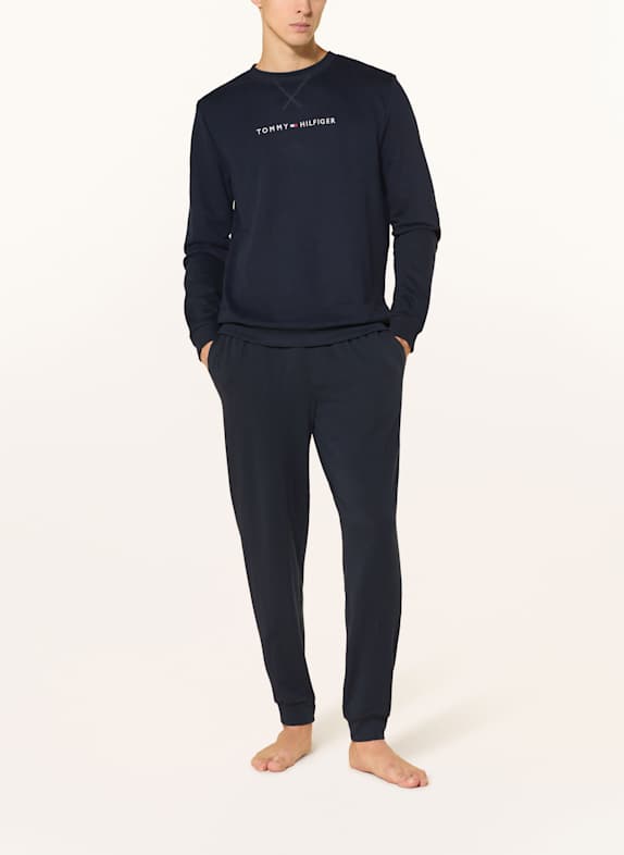 TOMMY HILFIGER Loungetröja MÖRKBLÅ