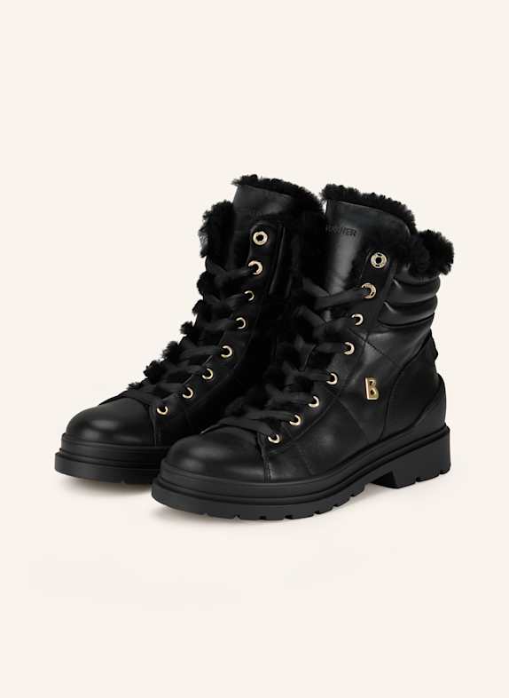 BOGNER Lace-up boots BLACK
