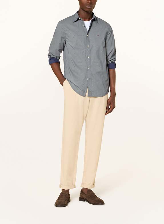 TOMMY HILFIGER Shirt regular fit DARK BLUE / WHITE