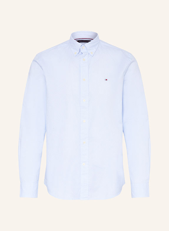 TOMMY HILFIGER Hemd Regular Fit HELLBLAU/ WEISS