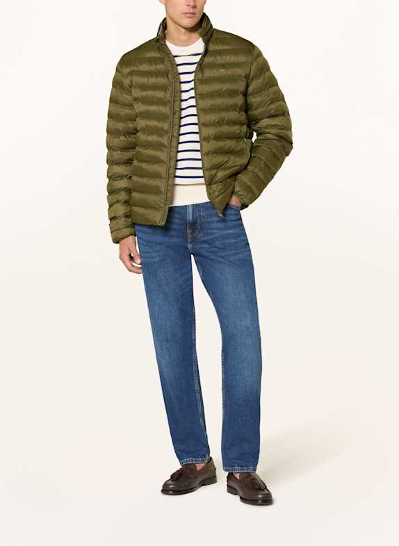 TOMMY HILFIGER quiltad jacka OLIVGRÖN