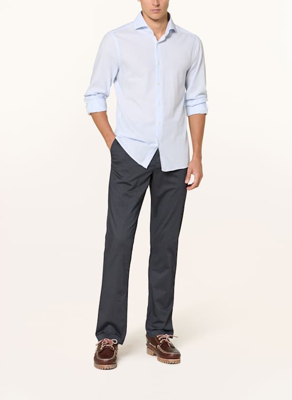 TOMMY HILFIGER Chino Straight Fit MÖRKBLÅ / SVART