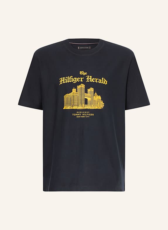 TOMMY HILFIGER T-Shirt HERALD SKYLINE DUNKELBLAU