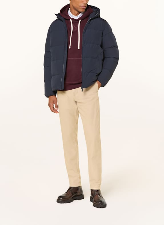 TOMMY HILFIGER dunjacka MÖRKBLÅ