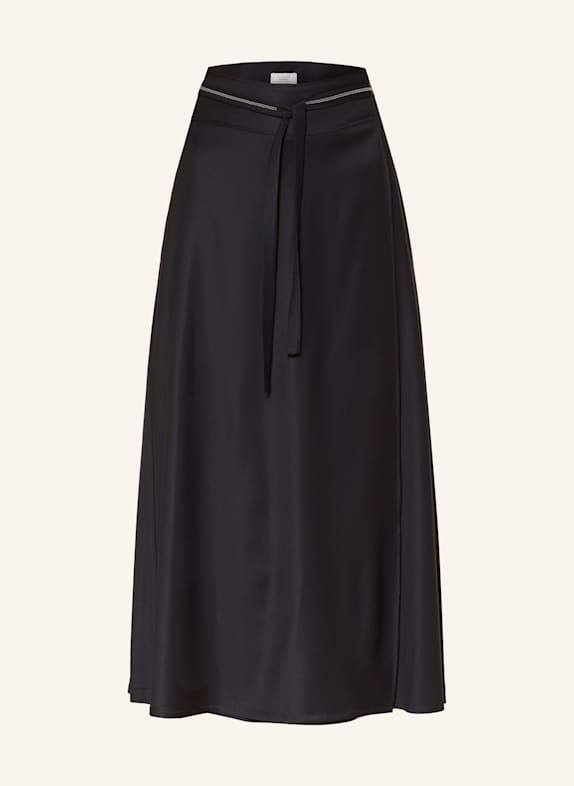 PESERICO Wrap skirt DARK BLUE