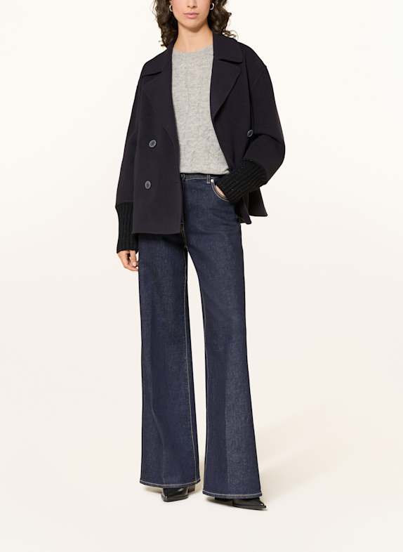 PESERICO Cabanjacke aus Wolle DUNKELBLAU