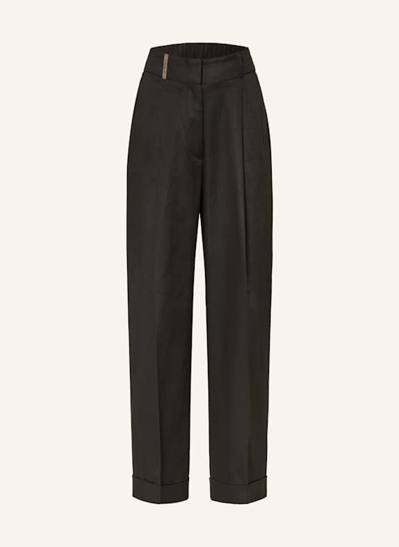 PESERICO Trousers BLACK