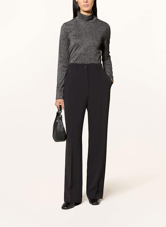 MARC CAIN Longsleeve mit Glitzergarn 842 flannel