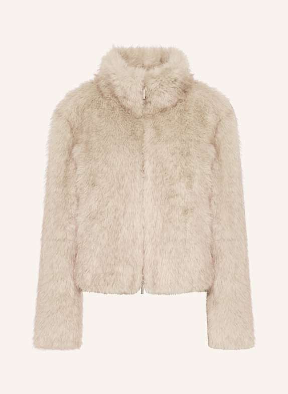 MARC CAIN Kunstfell-Jacke 182 smoke