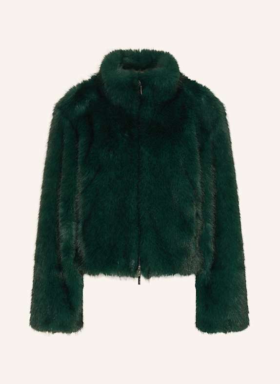 MARC CAIN Kunstfell-Jacke 556 dark jade green