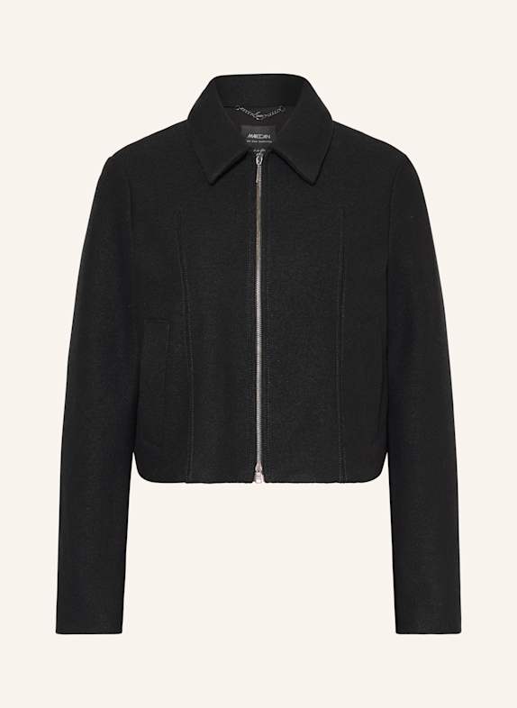 MARC CAIN Boxy jacket 900 BLACK