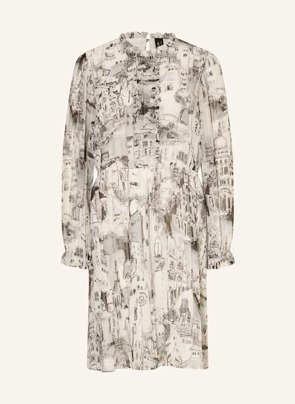 MARC CAIN Kleid mit Rüschen 182 smoke