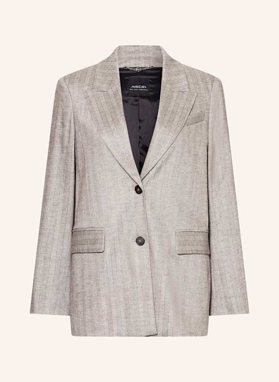 MARC CAIN Blazer mit Pailletten 836 soft charcoal