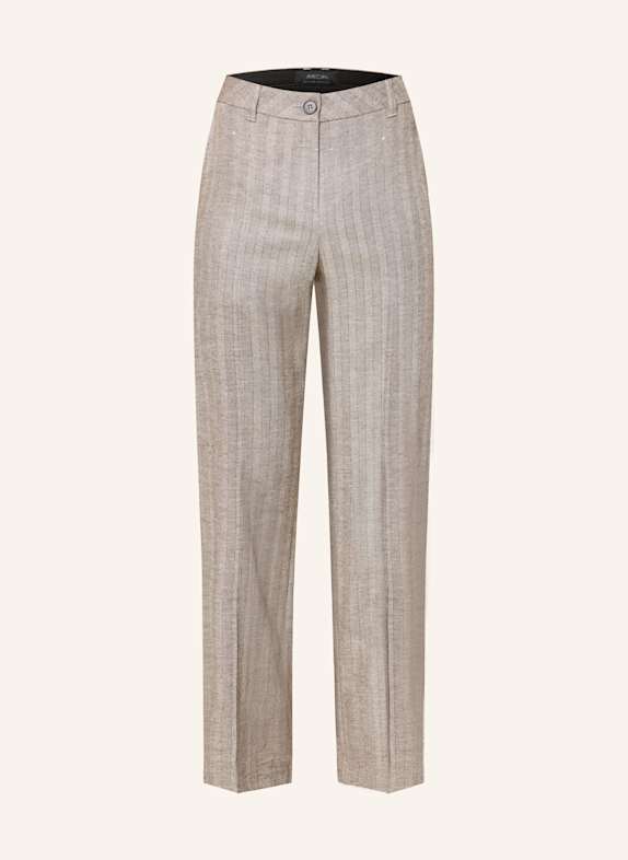 MARC CAIN Hose FENDOU mit Pailletten 836 soft charcoal