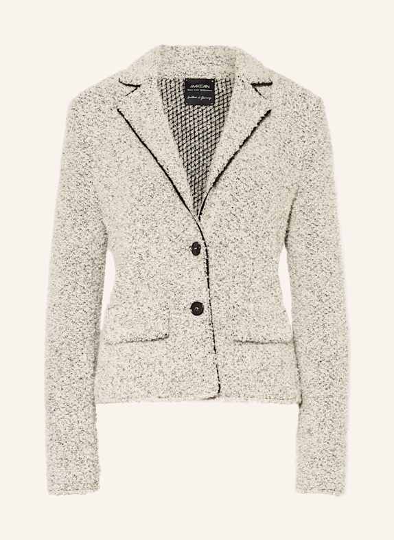 MARC CAIN Bouclé blazer 182 smoke