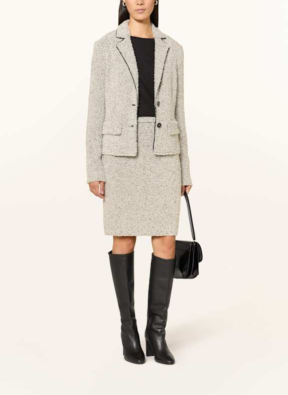 MARC CAIN Bouclé-Blazer 182 smoke