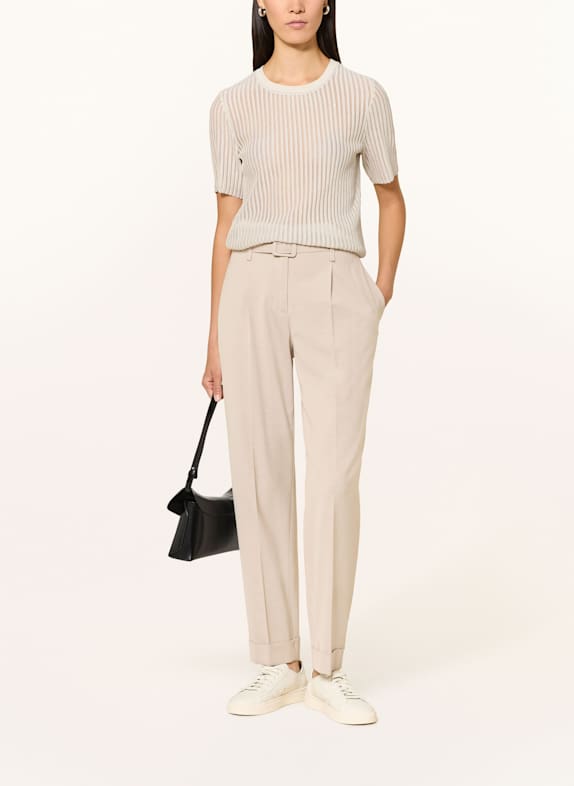 MARC CAIN Strickshirt mit Pailletten 182 smoke