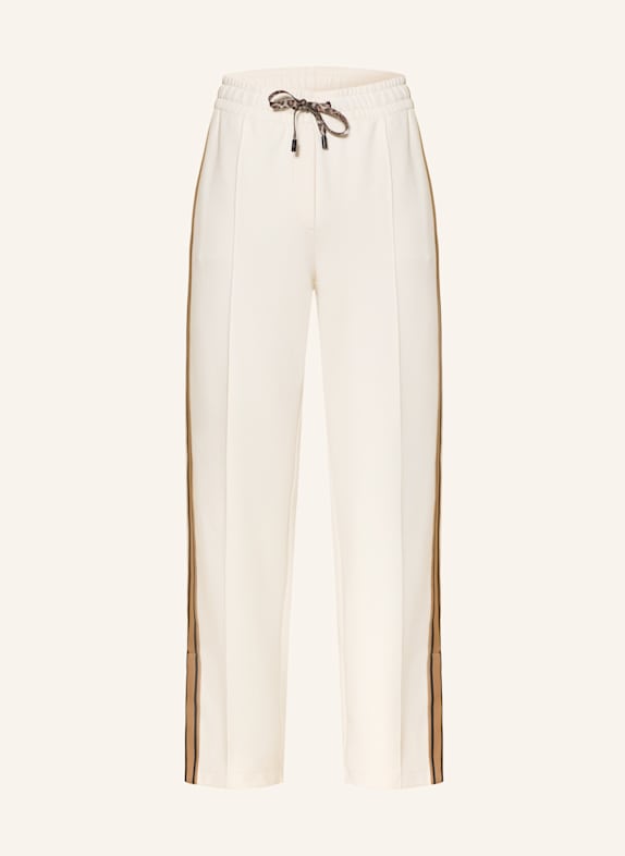 MARC CAIN button fastening shorts Schwarz 112 bright ecru