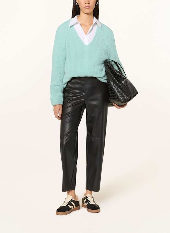 MARC CAIN Pullover mit Alpaka 507 soft teal