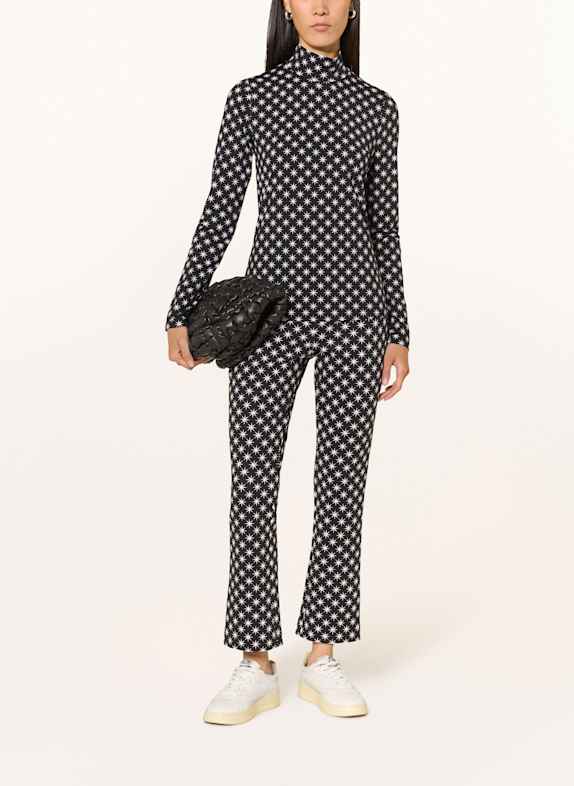 MARC CAIN Longsleeve 910 black and white