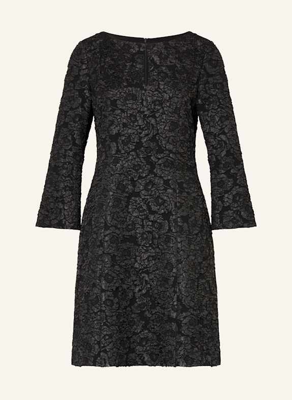 MARC CAIN Etuikleid aus Jacquard 900 BLACK
