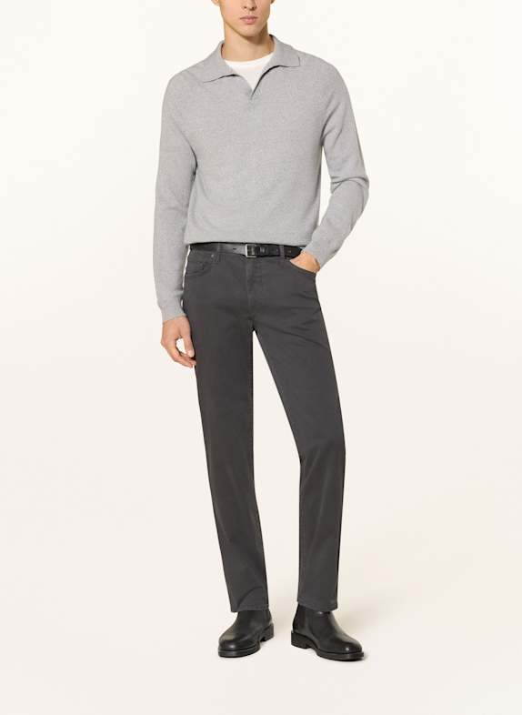 BRAX Broek CADIZ Straight Fit DONKERGRIJS