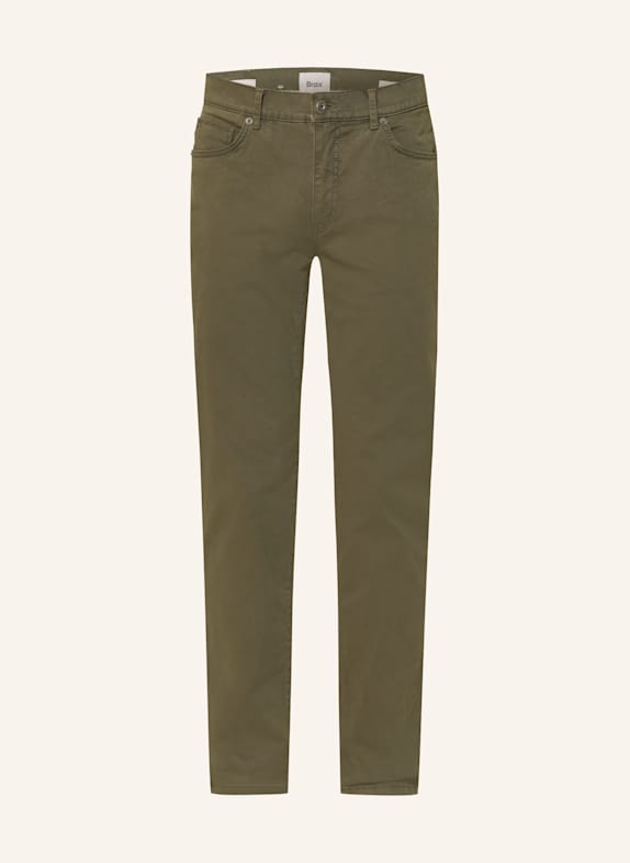 BRAX Hose CADIZ Straight Fit OLIV