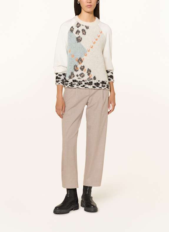 MARC CAIN 7/8-Hose aus Flanell 646 warm stone