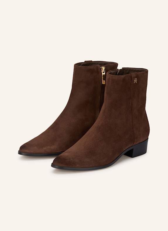 TOMMY HILFIGER Stiefeletten BRAUN