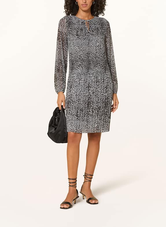 comma robe plissée GRIS/ GRIS FONCÉ/ NOIR