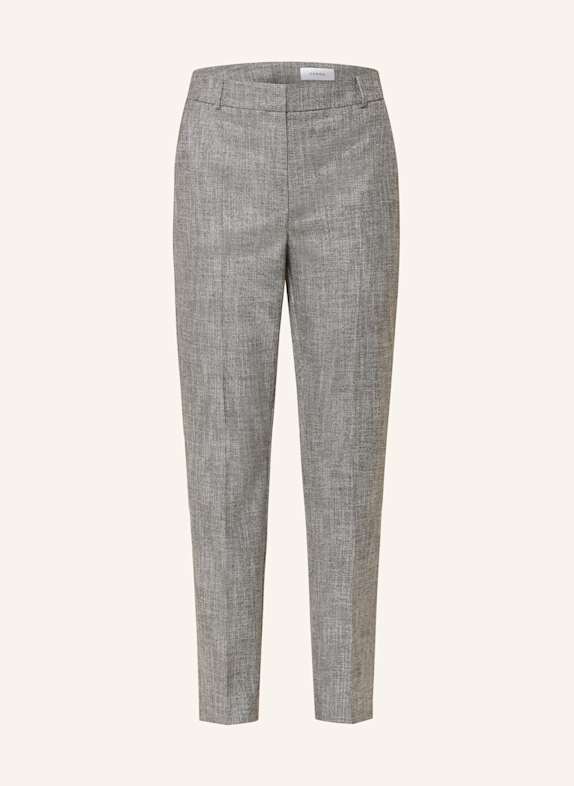 comma Trousers DARK GRAY/ WHITE