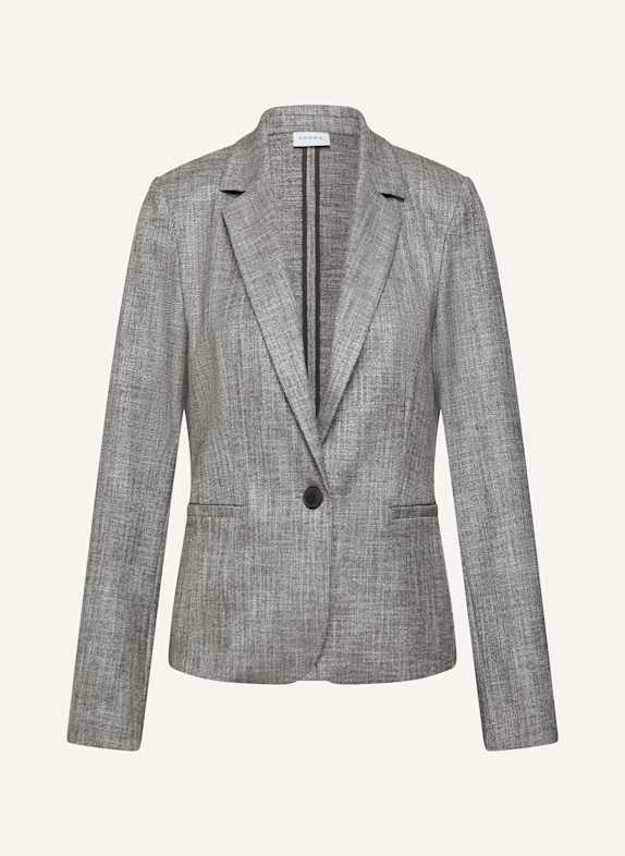 comma Blazer DUNKELGRAU / WEISS