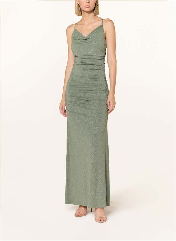 VM Vera Mont Abendkleid GRÜN/ SILBER