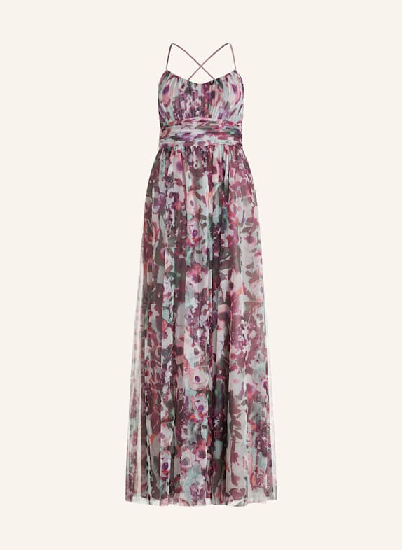 VM Vera Mont Abendkleid HELLGRÜN/ DUNKELLILA/ ROSA