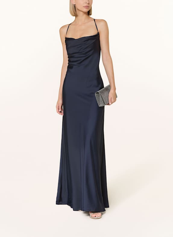 VM Vera Mont Robe de soirée avec découpes BLEU FONCÉ