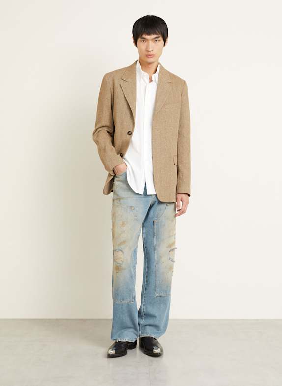 GOLDEN GOOSE Oversized jeans 50491 LIGHT BLUE