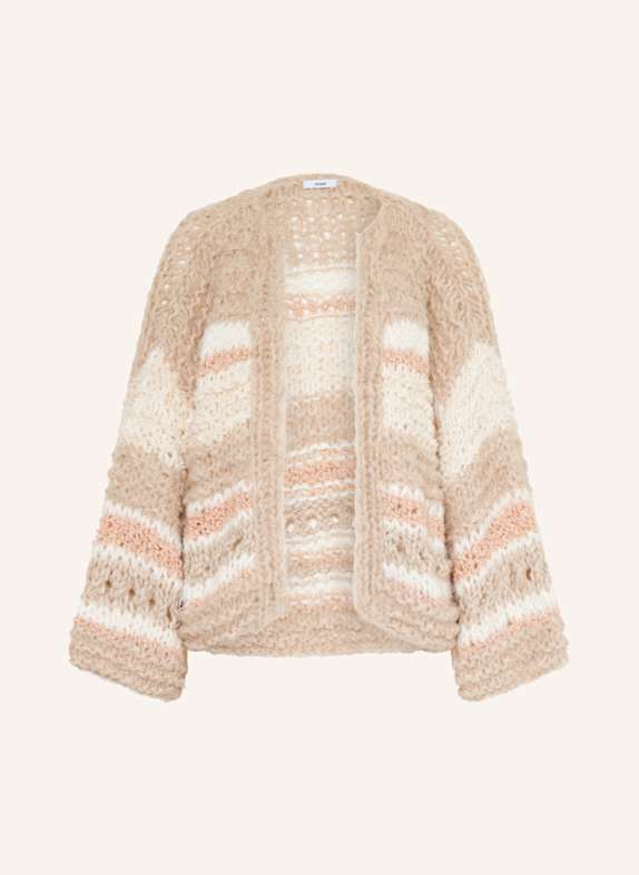 MAIAMI Strickhülle aus Alpaka BEIGE / CREME