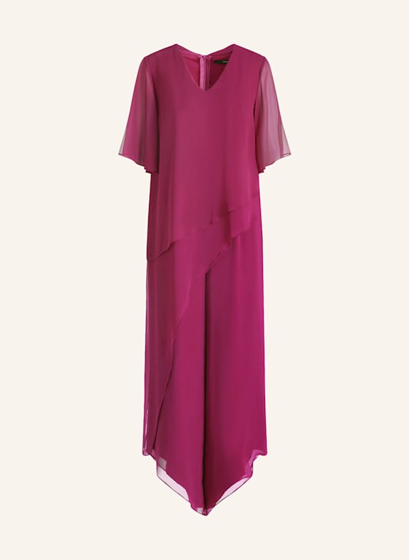 Vera Mont Jumpsuit mit 3/4-Arm und Volants FUCHSIA