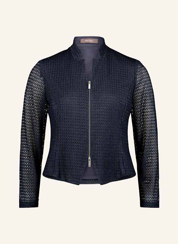 Vera Mont Strickjacke mit Glitzergarn DUNKELBLAU