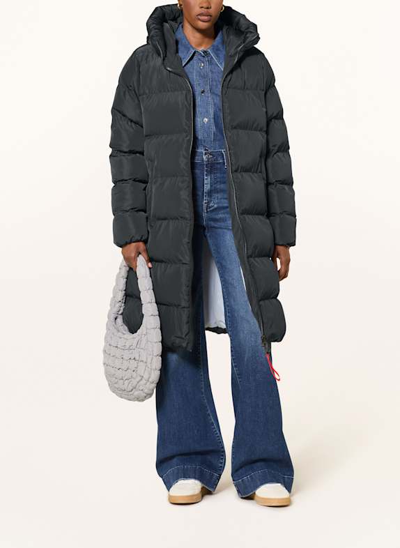 No.1 Como ZERMATT quilted coat DARK BLUE