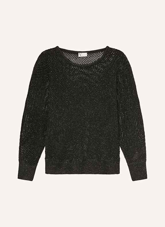 V by Vera Mont Pullover mit Glitzergarn SCHWARZ