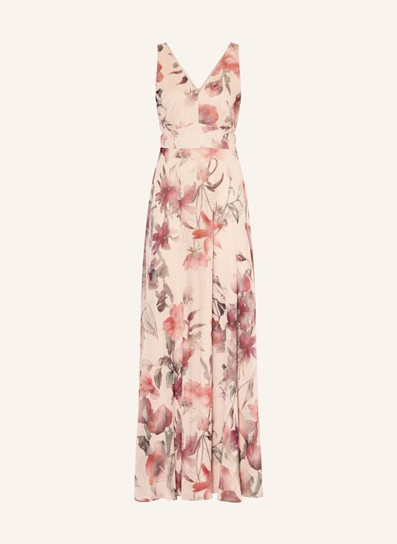 V by Vera Mont Abendkleid mit Cut-outs CREME/ DUNKELROT/ KHAKI
