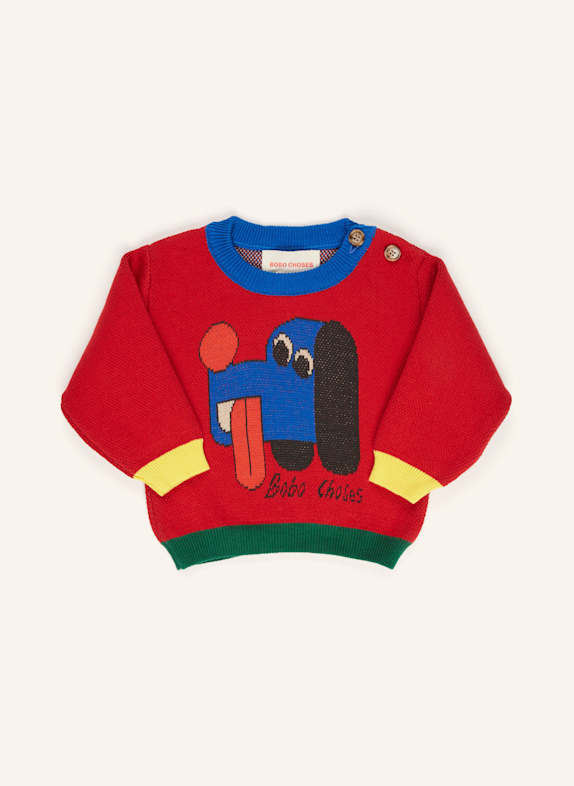 BOBO CHOSES Pullover ROT/ BLAU