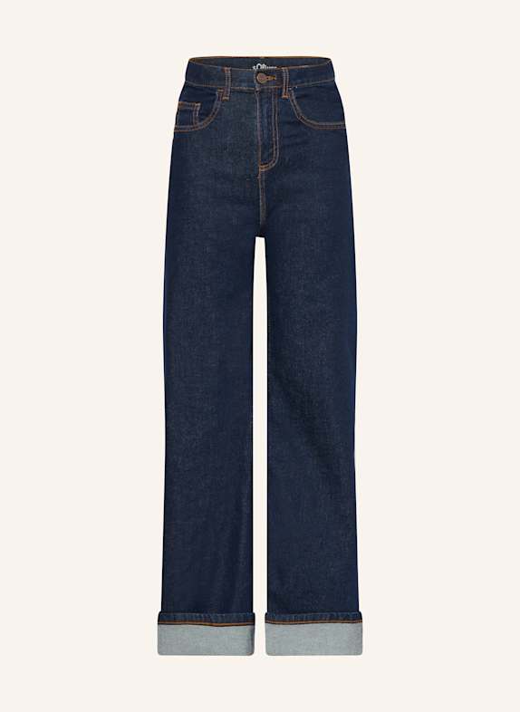 s.Oliver RED Wide Leg Jeans BLAU